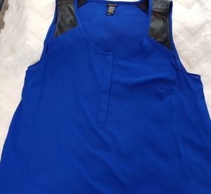 Torrid Blue Sleeveless Tank Top C11